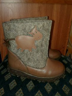 Валенки 26 новые детские кожа