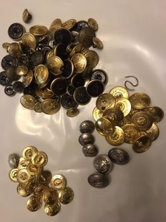 Пуговицы (офицерские) вмф времён СССР (50-70 гг)