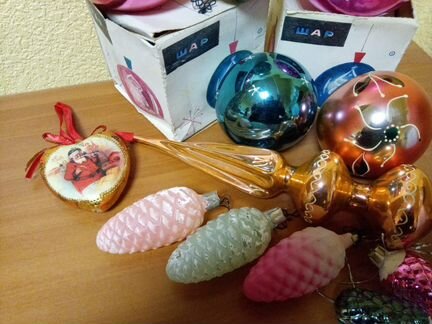 Винтажные ёлочные игрушки