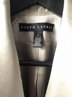 Шерстяной жакет Ralph Lauren с шёлковым воротником