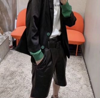 Шорты/ бермуды натуральная кожа