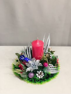 Новогодняя свеча