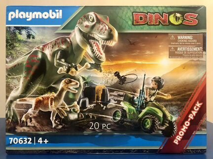 Playmobil 70632 Ярость Ти-Рекса Динозавры