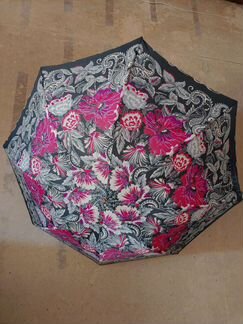 Женский зонтик нейлон винтаж 1970 гг полуавтомат