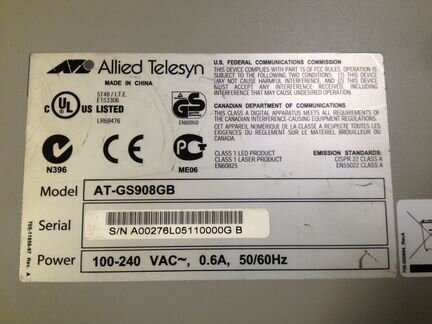 Коммутатор Allied Telesis AT-GS908GB
