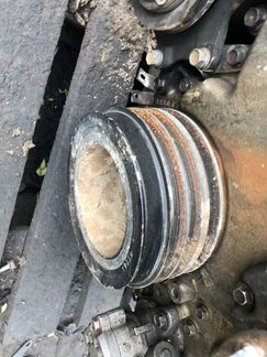 Hino 300 n04c шкив коленвала б.у