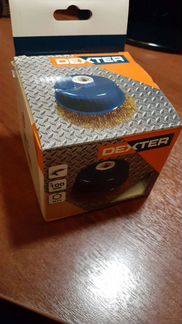 Щётка для ушм чашечная Dexter. Латунная