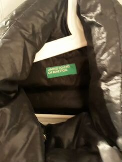 Куртка Benetton пуховая на пуговицах с ремешком