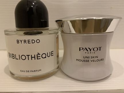 Крем для лица Payot и Byredo Bibliotehque