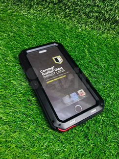 Чехол iPhone 6/6s Plus (противоударный/черный)