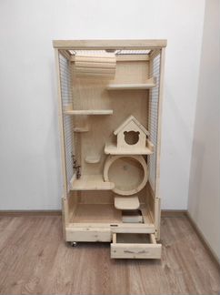 Витрина-клетка для шиншиллы 