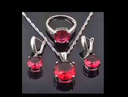 Женский Серебряный комплект 925 проба