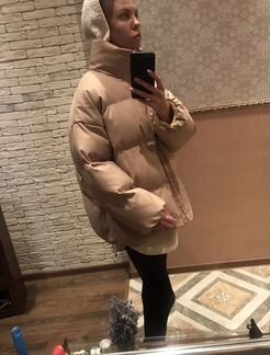 Куртка пуховик матовая