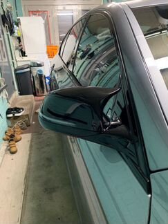 Крышки зеркал BMW F10 f01 f12 М чёрные