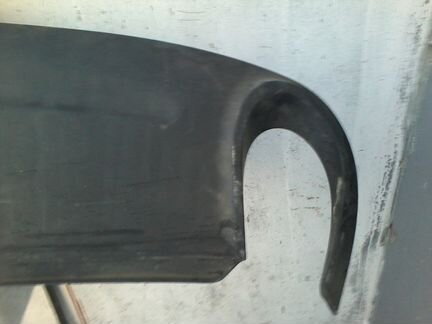 Бампер ауди накладка юпка