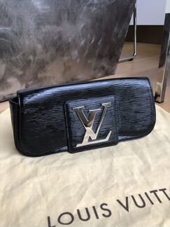 Оригинал сумка клатч Louis Vuitton Epi Sobe черный