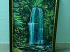 Картина холст, масло Водопад 2002года