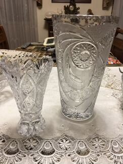 Хрустальная ваза