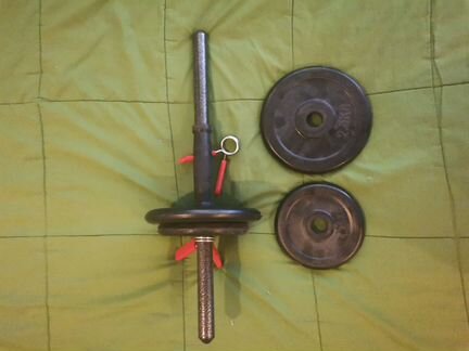 Гантели с длинным грифом