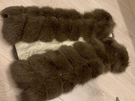 Меховая жилетка