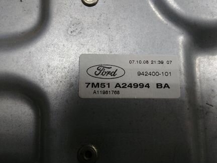 Стеклоподъёмник задний Форд Фокус 2 DB 08-11