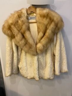 Шуба, Норковый полушубок с соболиным воротом