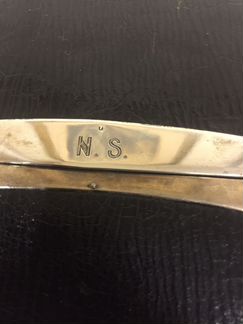 Серебро англия антиквариат Футляр сигары кожа