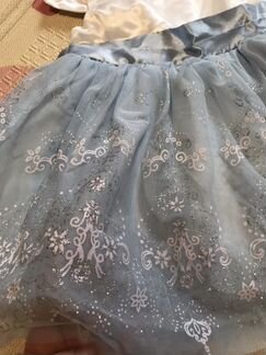 Платье нарядное голубое для девочки