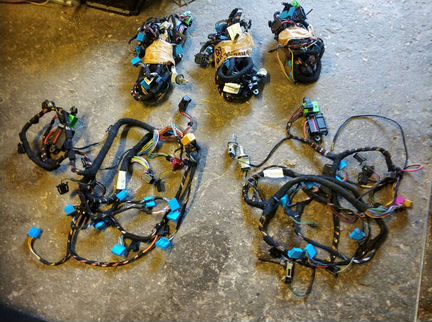 Проводка отопителя VW Туарег Порш Каен Ауди Q7