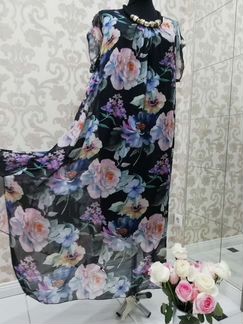 Невесомое платье Италия шёлк 48-52