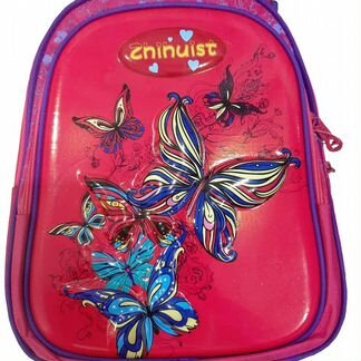 Рюкзак школьника для девочки, 3д рисунок, розовый