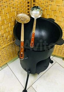 Казан 8л Печь +Шумовка +Половник