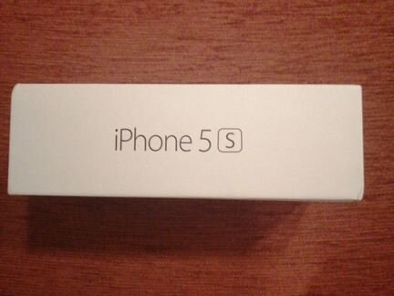 Коробка от iPhone 5s на 16гб серый
