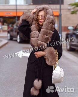 Кардиган с мехом