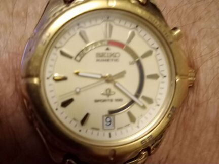 Seiko 5m42-OB09 Kinetic Japan