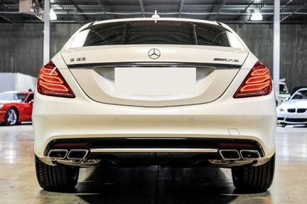 Бампер задний и диффузор AMG Mercedes S222