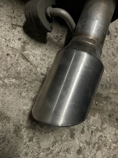 Задняя левая банка глушителя jaguar s-type