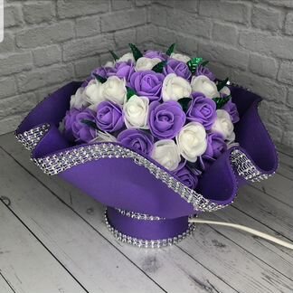 Светильник из розочек
