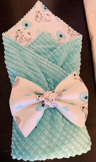 Конверт на выписку, плед