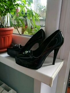 Кожаные туфли лак Nando Muzi