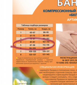 Бандаж послеоперационный