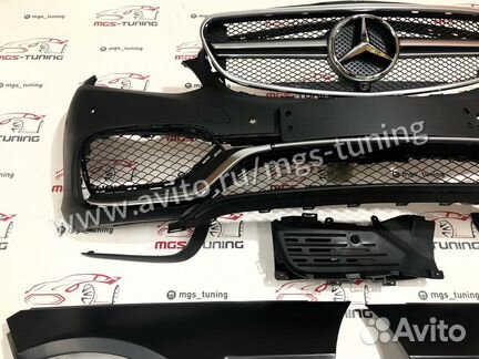 Комплект бампер + Крылья E-Class W212 63 AMG