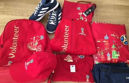 Форма волонтеров чм-2018 / Экипировка волонтеров