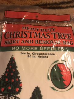 Для декора и утилизации елки пакет