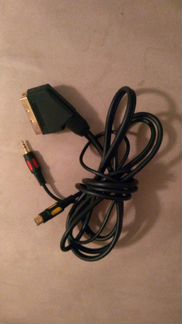 Переходник scart на s-video + stereo jack 3.5