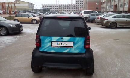 Smart Fortwo 0.6 AMT, 2002, битый, 100 000 км