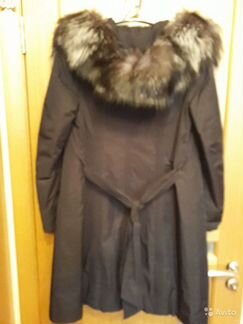 Пальто зимнее с чернобуркой 46