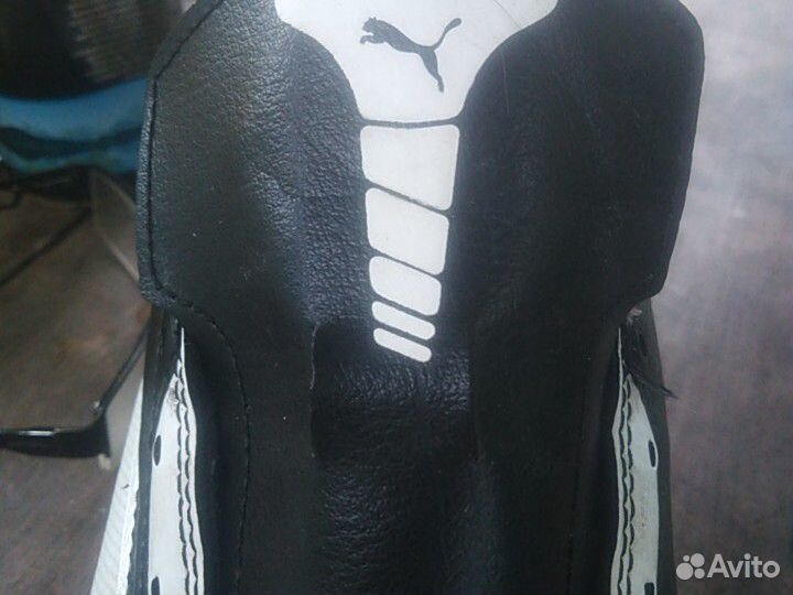 Бутсы кожа puma