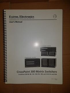 Коммутатор Extron CrossPoint 300 1616 HV квадратор