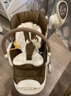 Стул для кормления-качели шезлонг Nuovita Unico